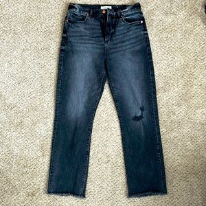 Loft black crop jeans